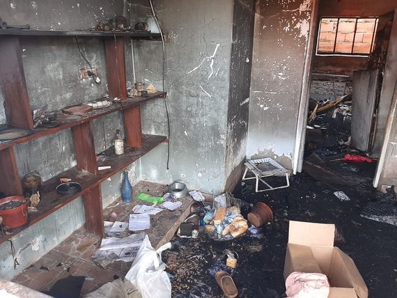 Una familia perdió todo en un incendio