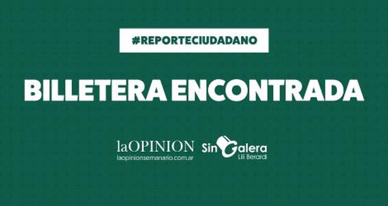 Débora encontró la billetera de Mariano Saúl González