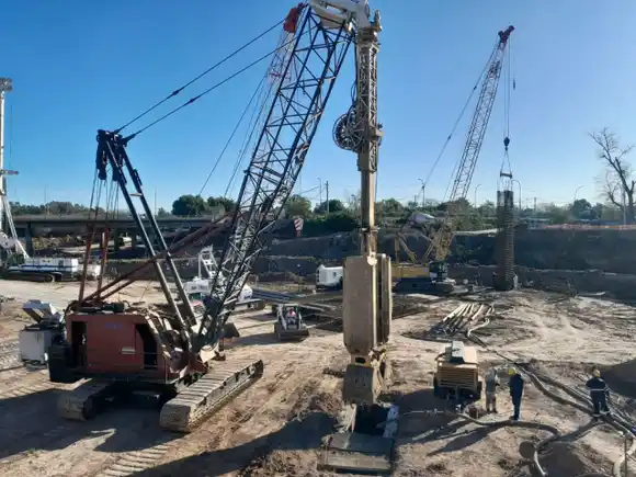 La provincia avanzó con los trabajos para detener el retroceso de la Cascada Saladillo