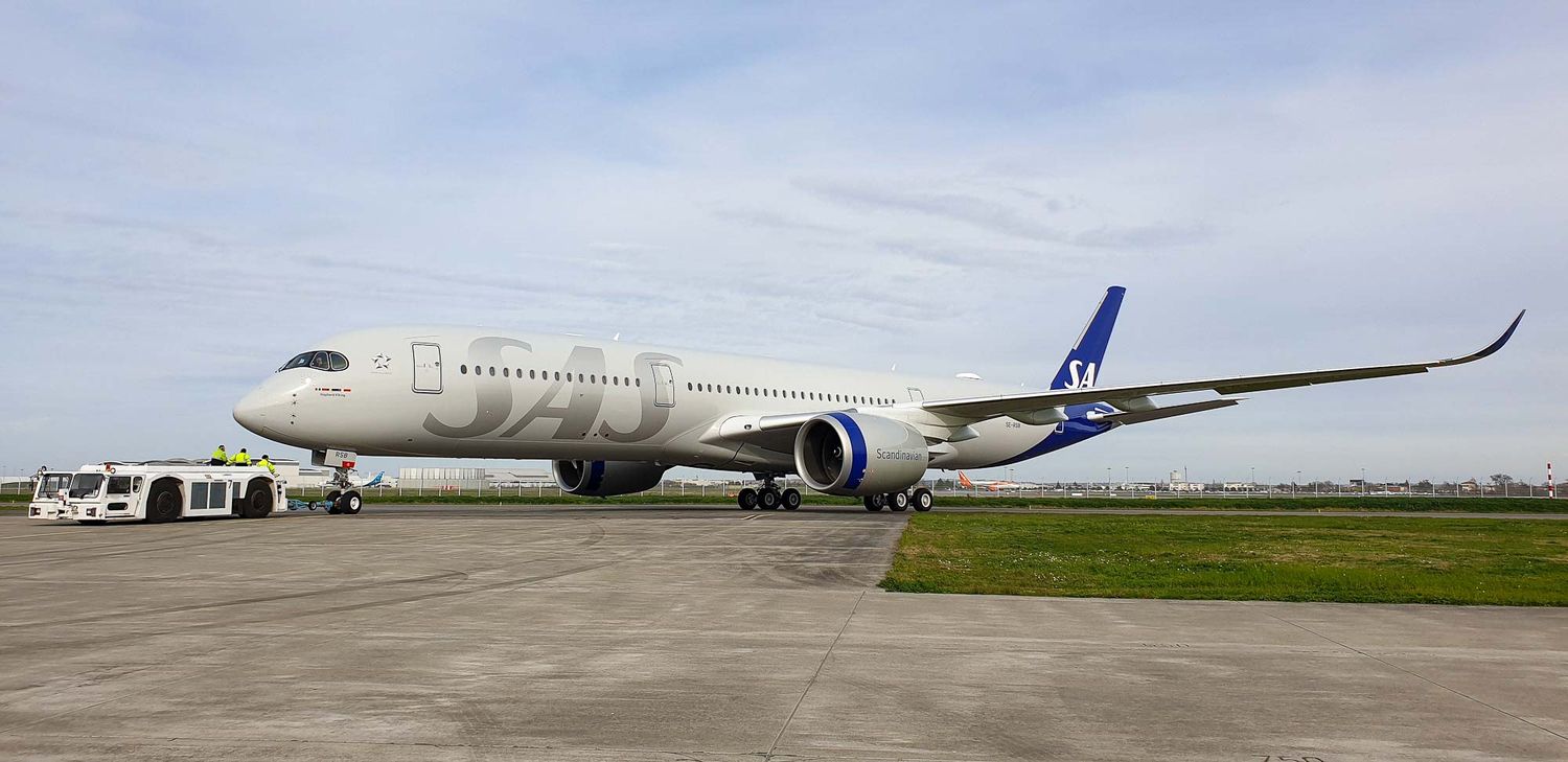 Two Airbus A350 from SAS to be auctioned