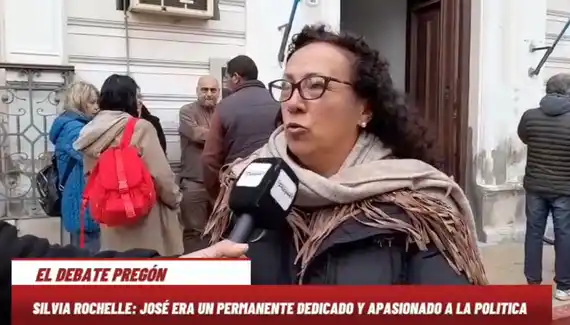 Silvia Rochelle: “José era un permanente dedicado y apasionado a la política”.