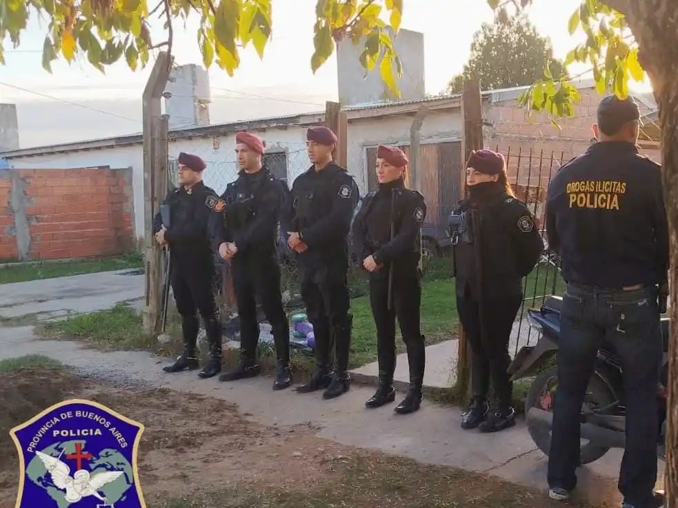En calle La Plata entre el 1100 y 1200 se realizó el procedimiento