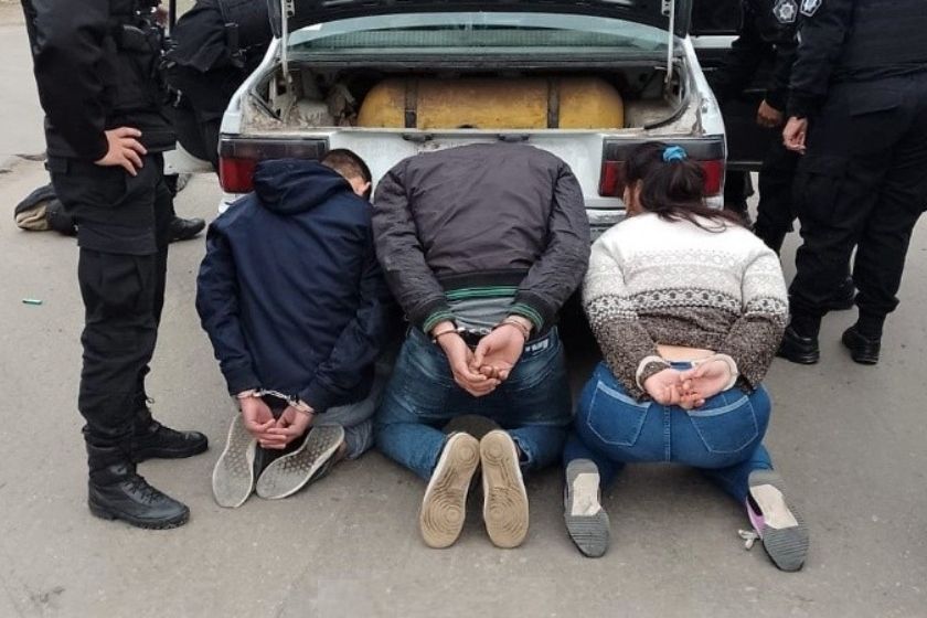 Cuatro detenidos tras una entradera en zona oeste