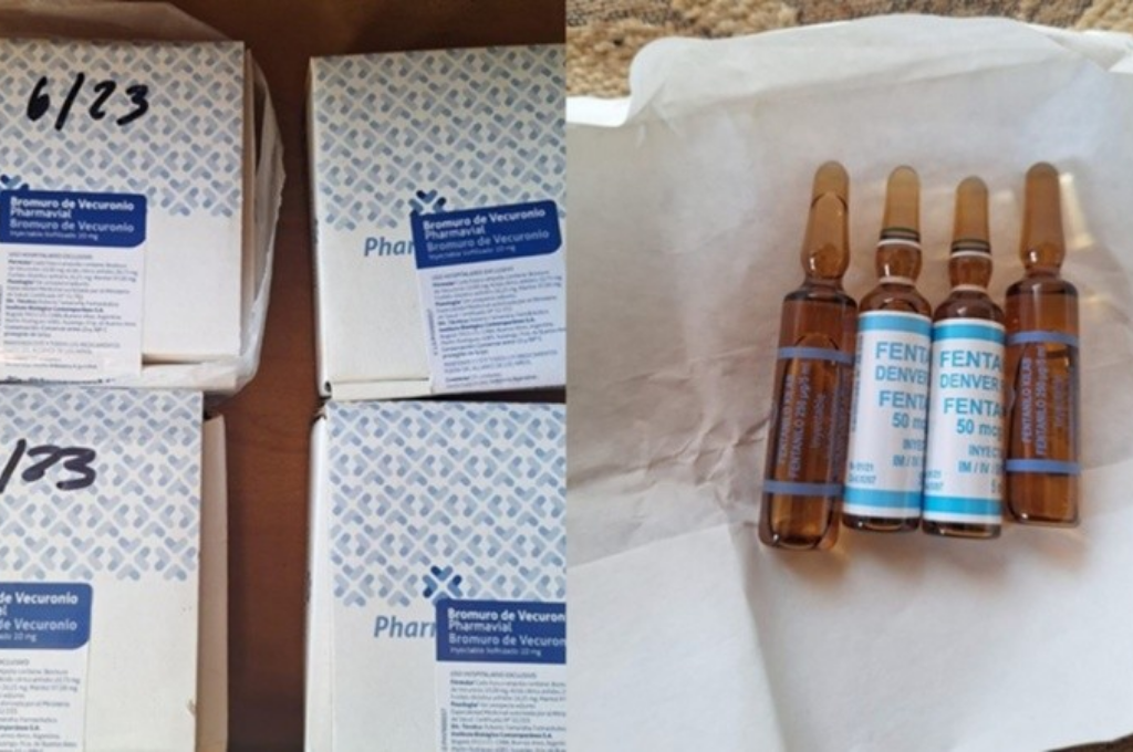 Medicamentos secuestrados en los allanamientos de este martes. (Foto: Gentilezas)