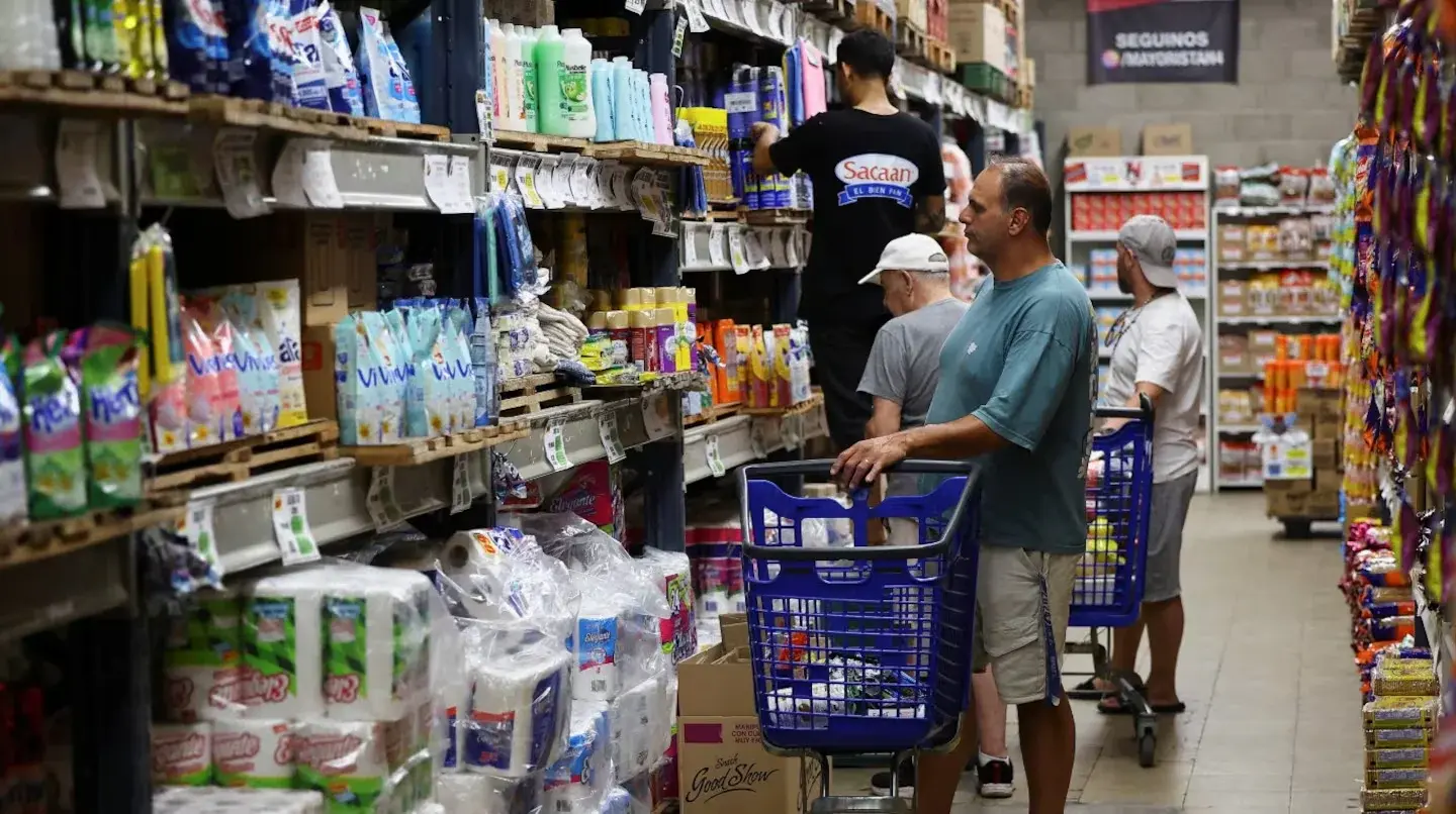 La inflación de agosto fue del 1,7% y acumuló 33,5% en los últimos doce meses