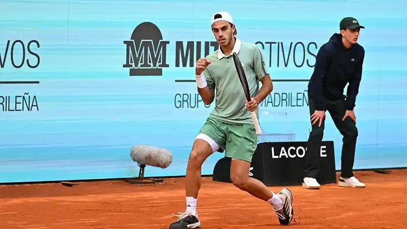 Cerúndolo dio el golpe en el Master de Madrid ante el número 5 del mundo