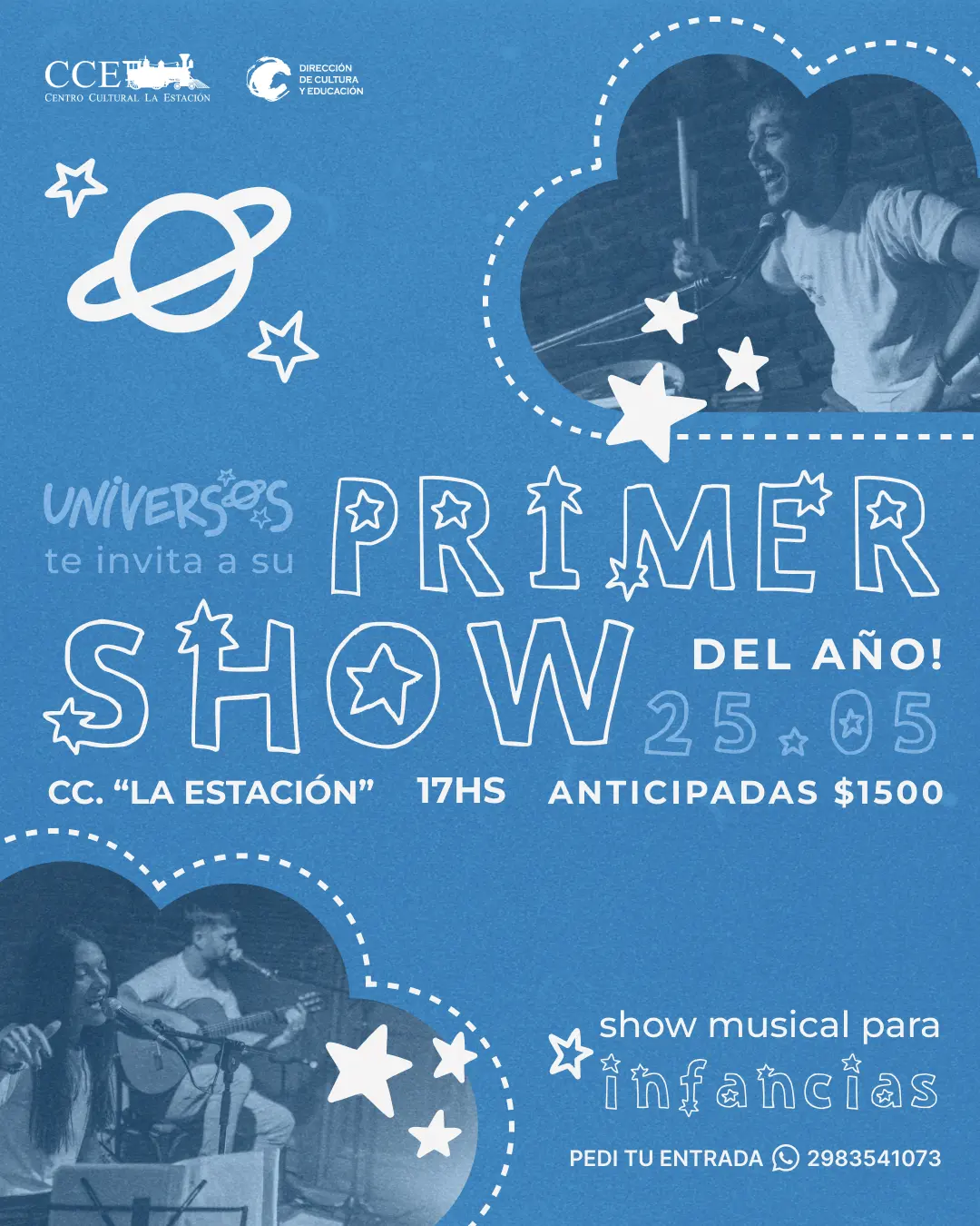 Esta tarde el espectáculo infantil Universos en La Estación