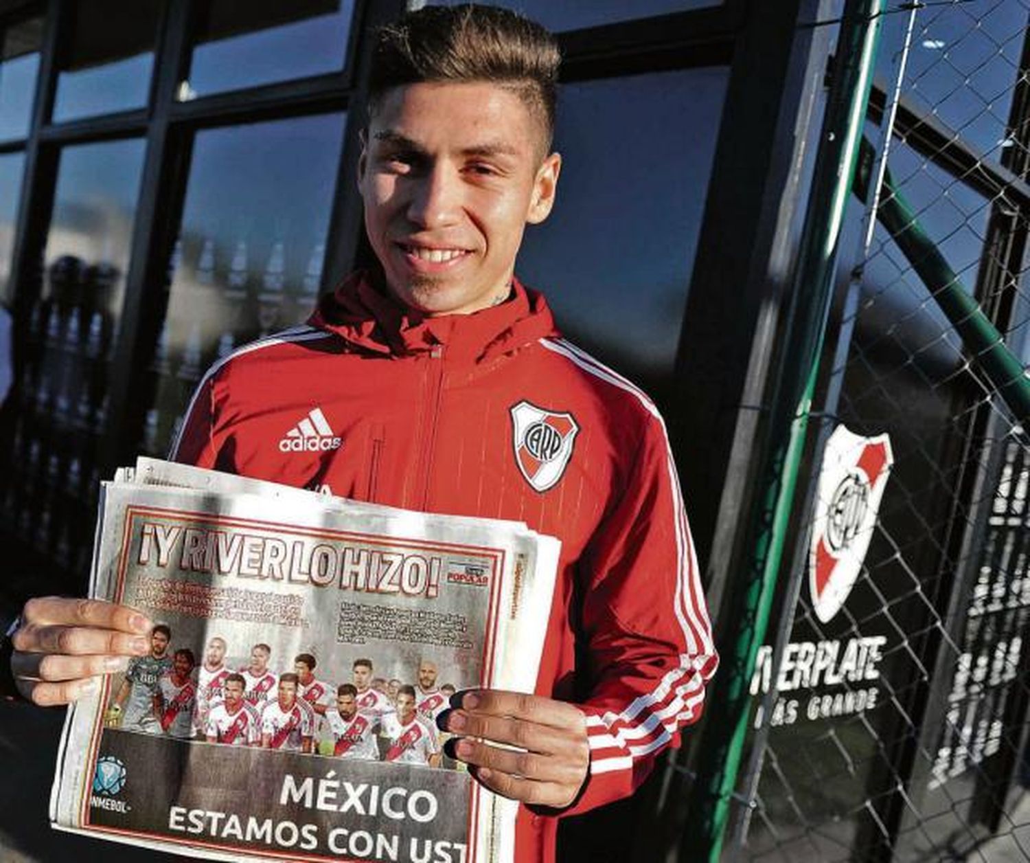 Gonzalo Montiel: "Ojalá me toque ser titular el martes ante Lanús"