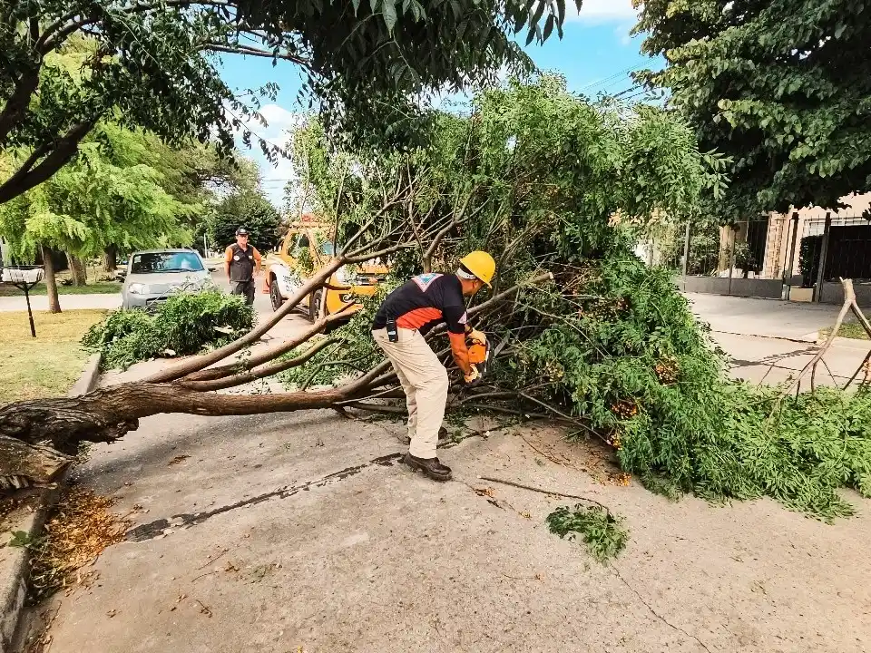 Desde Defensa Civil esperan que durante la noche se registren lluvias, aunque sin una intensidad significativa.