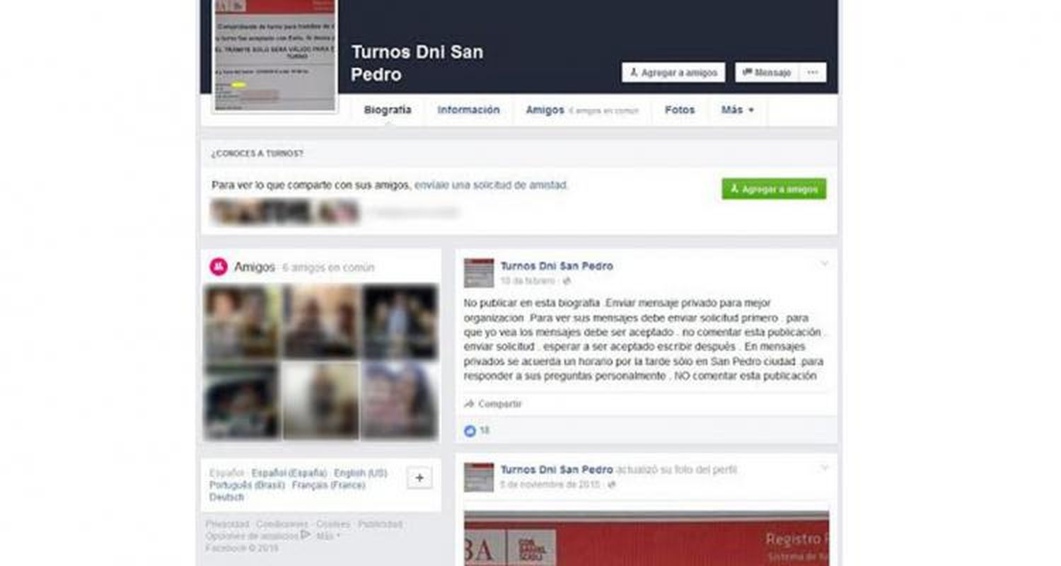 La venta de turnos para sacar el DNI  en la mira del Registro de las Personas
