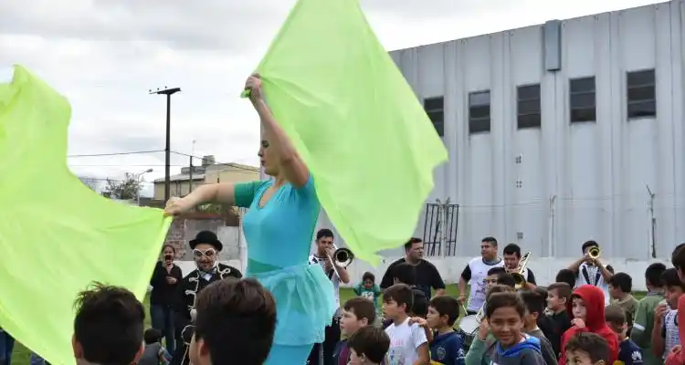 La Liga Infantil celebró el Día del Niño