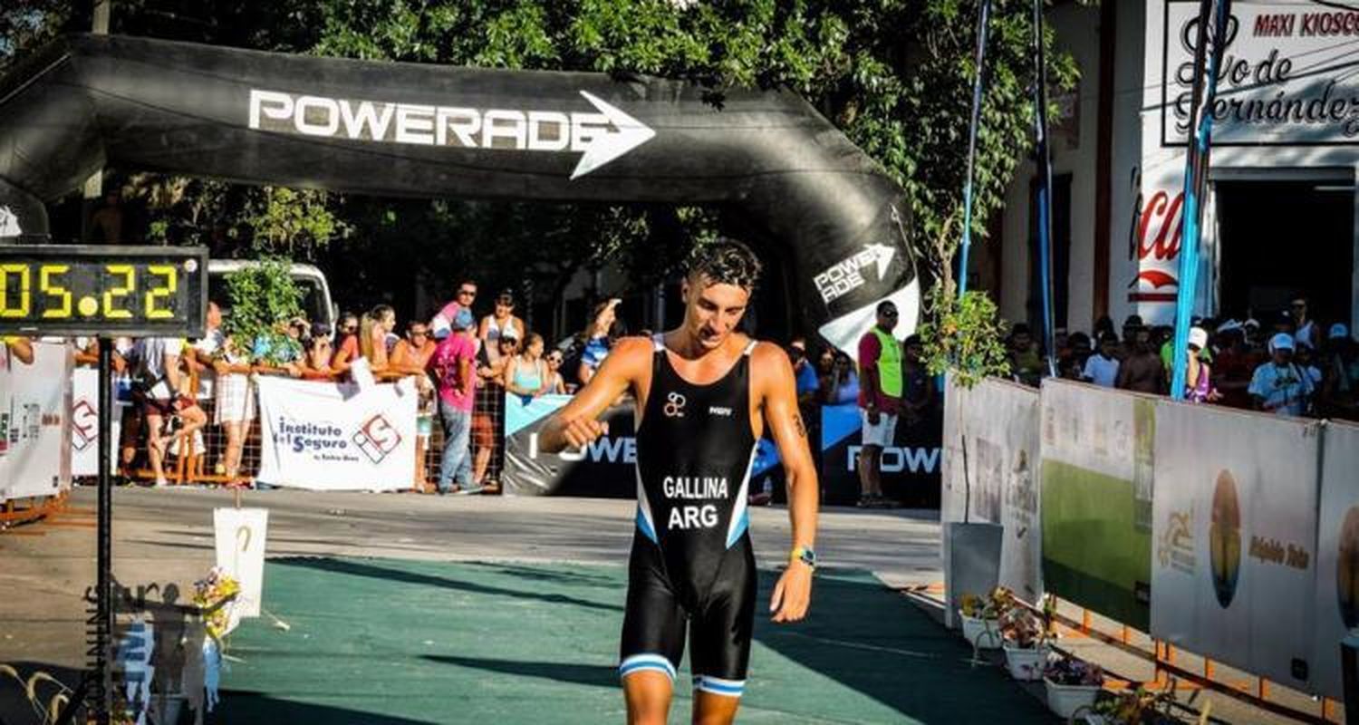 Leandro Gallina fue 20° en el Sudamericano de Montevideo