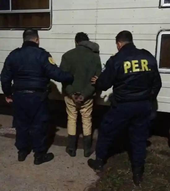 Detuvieron a un gualeguaychuense de 44 años "en plena acción delictiva"