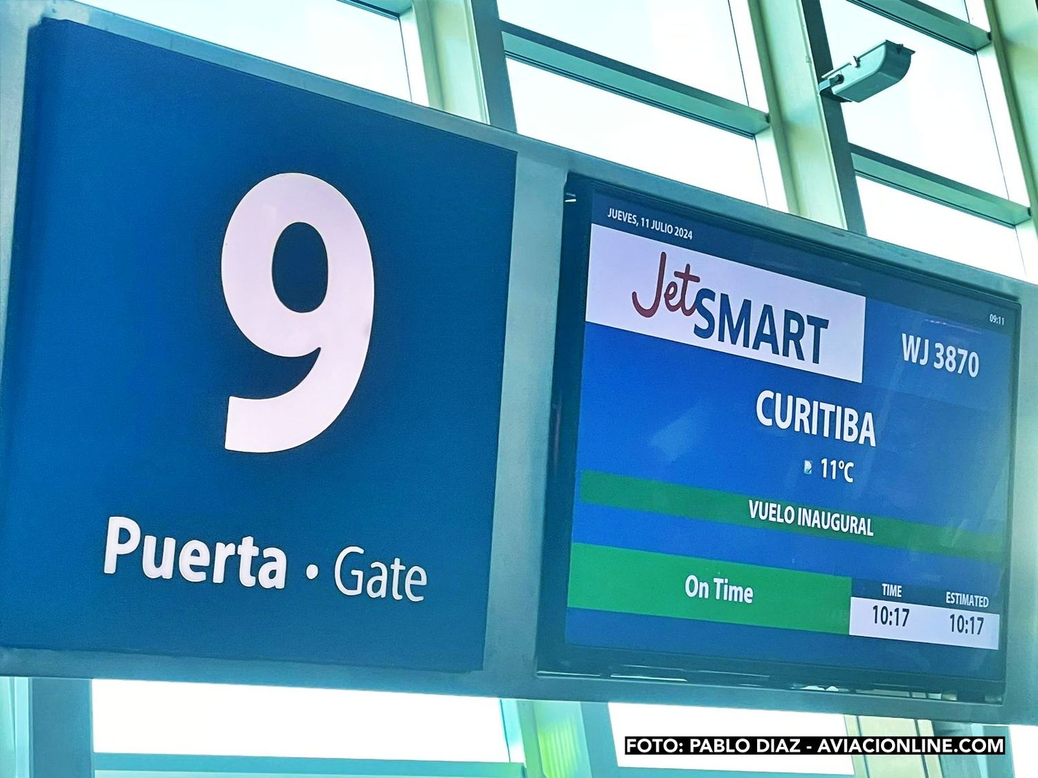 JetSMART inauguró sus vuelos entre Buenos Aires y Curitiba