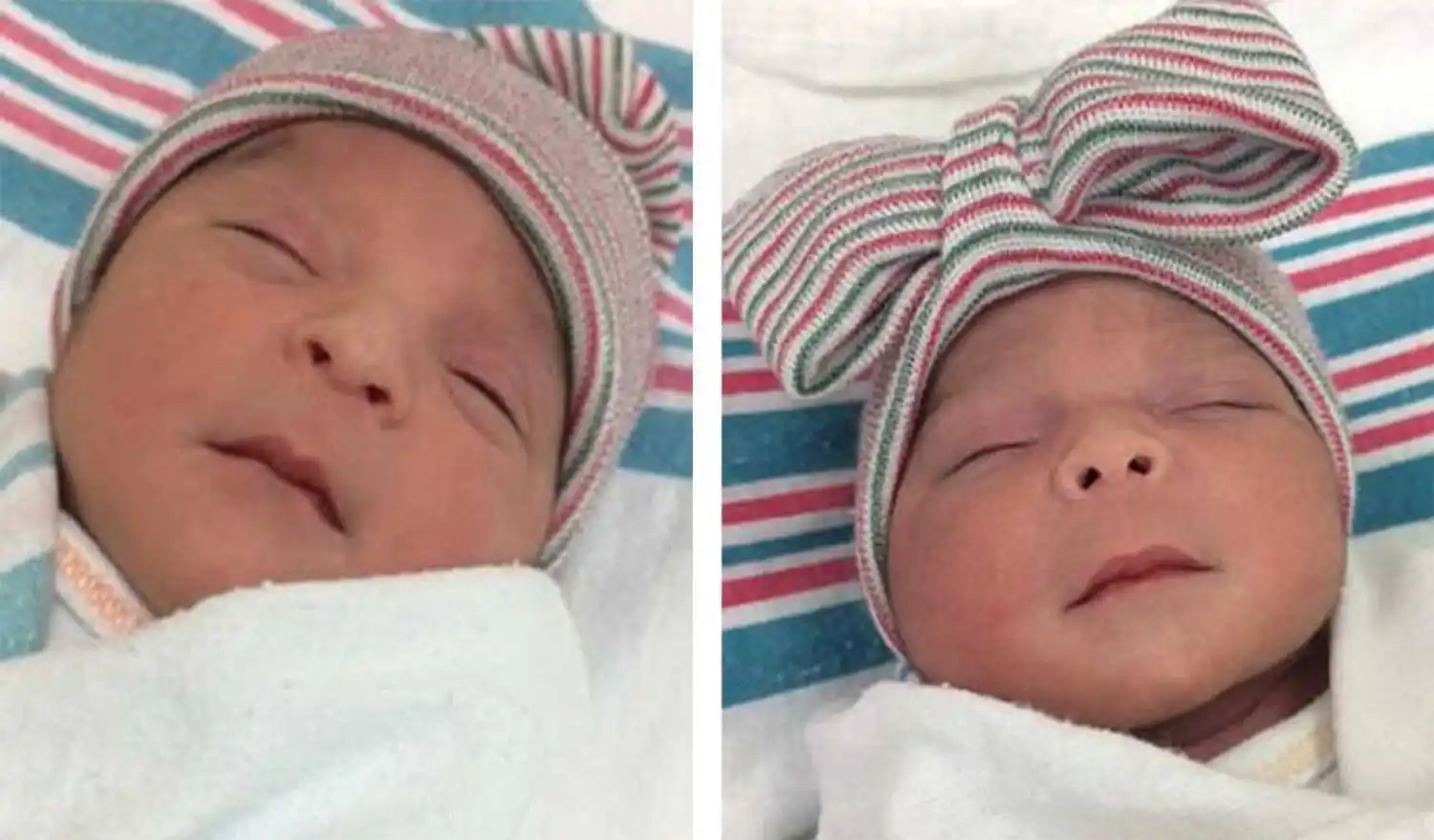 Joaquín y Aitana, los mellizos que nacieron en años diferentes