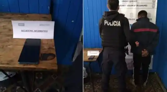 Le robó el celular a una chica, pero los vecinos lo lincharon y lo entregaron a la policía