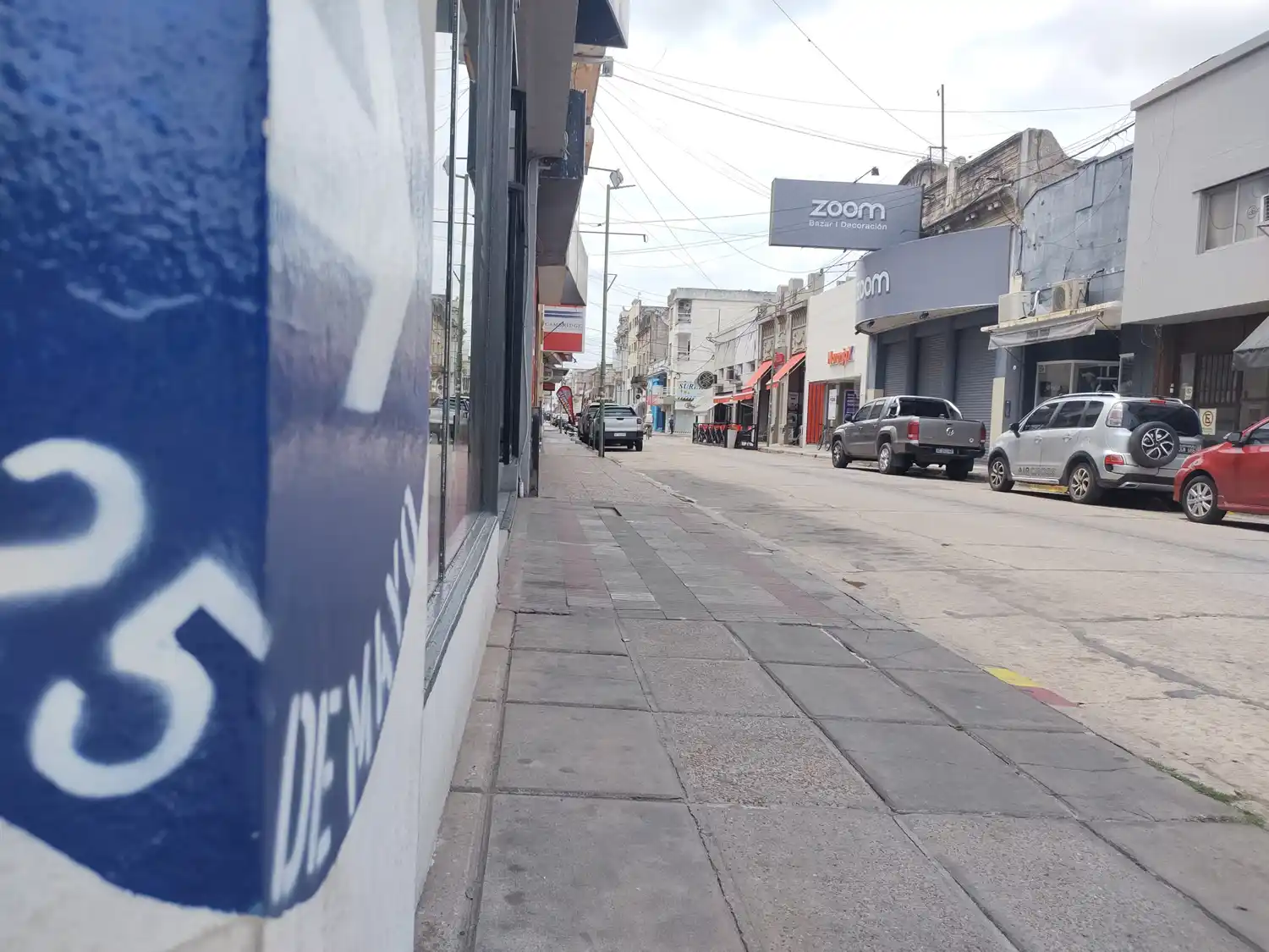 Imagen desoladora del centro.