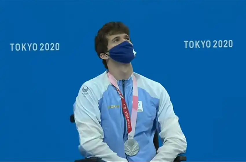 Orgullo marplatense: Matías de Andrade se colgó la medalla de plata en los Paralímpicos de Tokio