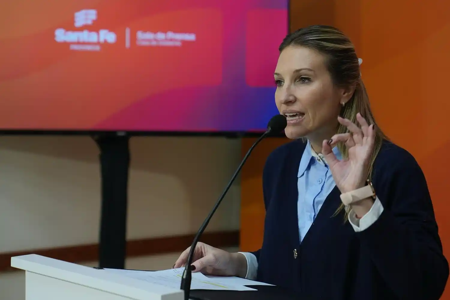 Virginia Coudannes brindará una conferencia de prensa este martes en Rafaela