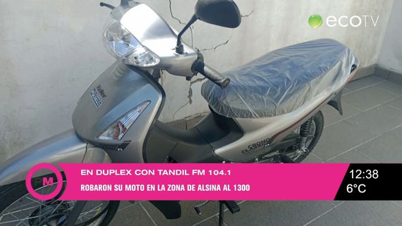 Robaron una moto y ofrecen recompensa por su aparición