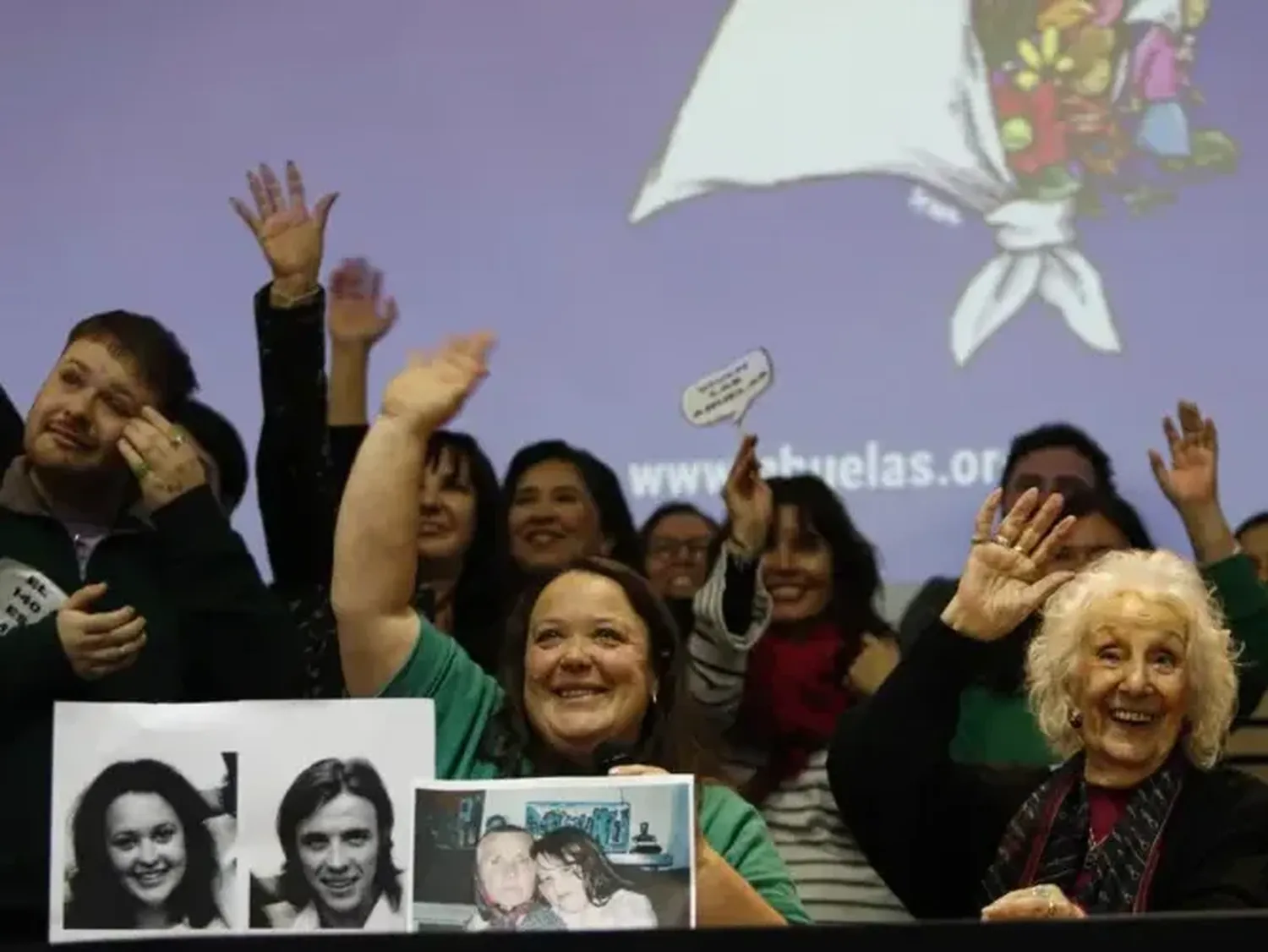 imagen Abuelas anunció la restitución del nieto 140: “Es un bálsamo para seguir, a pesar de las circunstancias”