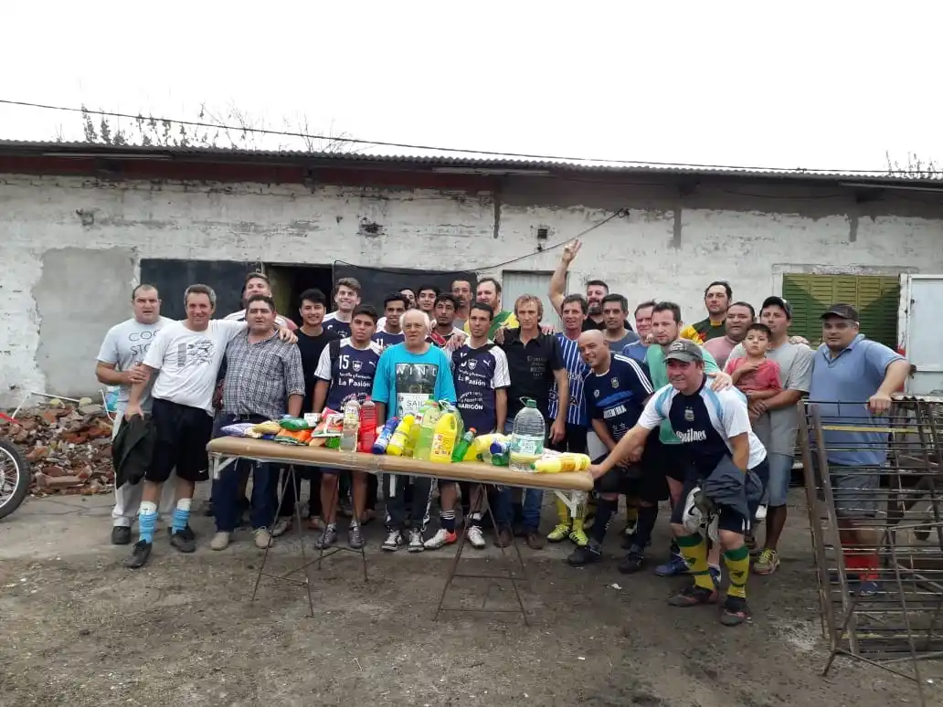 Unión emprendió una jornada solidaria para las personas inundadas