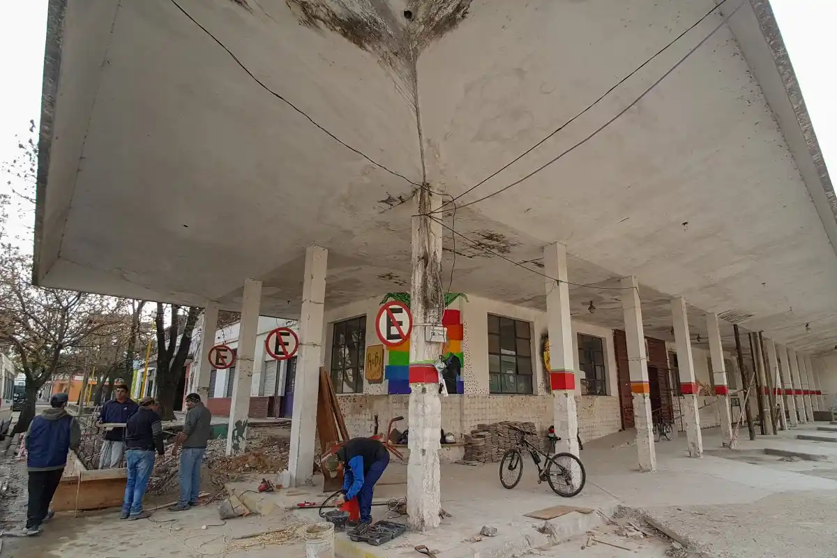 Avanzan los trabajos de puesta en valor de la vieja Terminal