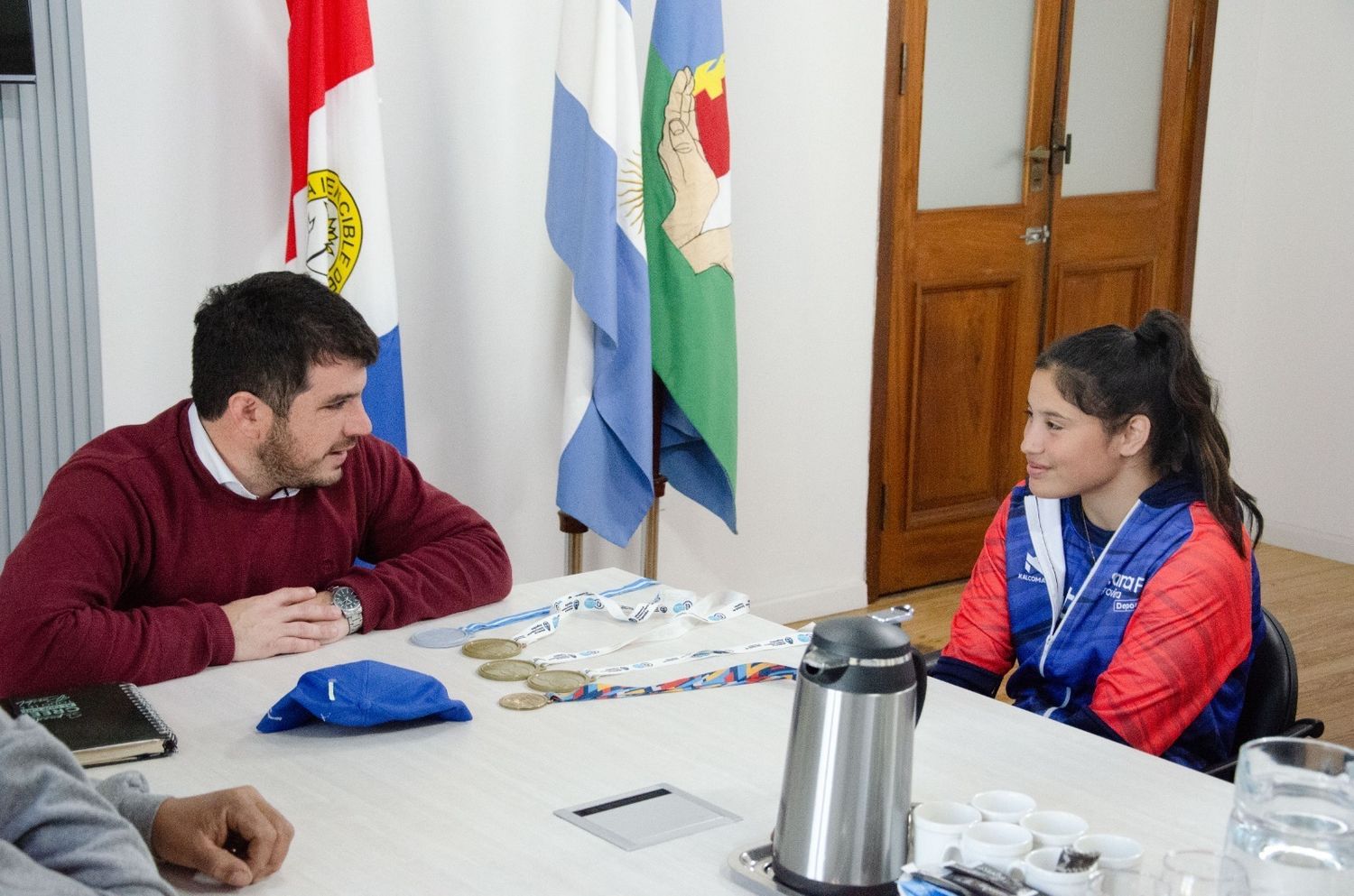 Aldana Luna y Leonel Chiarella