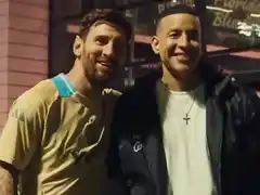 Daddy Yankee visitó a la Selección Argentina en la previa del amistoso ante Puerto Rico