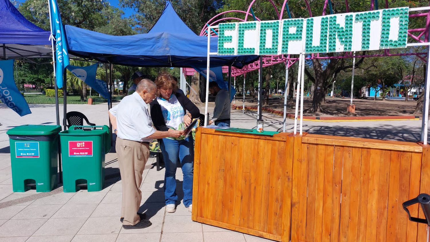 Ecopunto:  se recibirán materiales reciclables en la Plaza San Martín