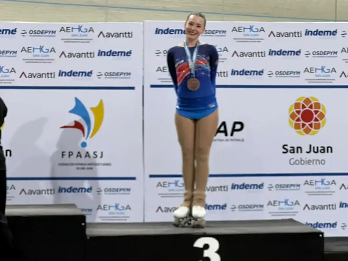 La venadense cerró un gran año con otro podio nacional.