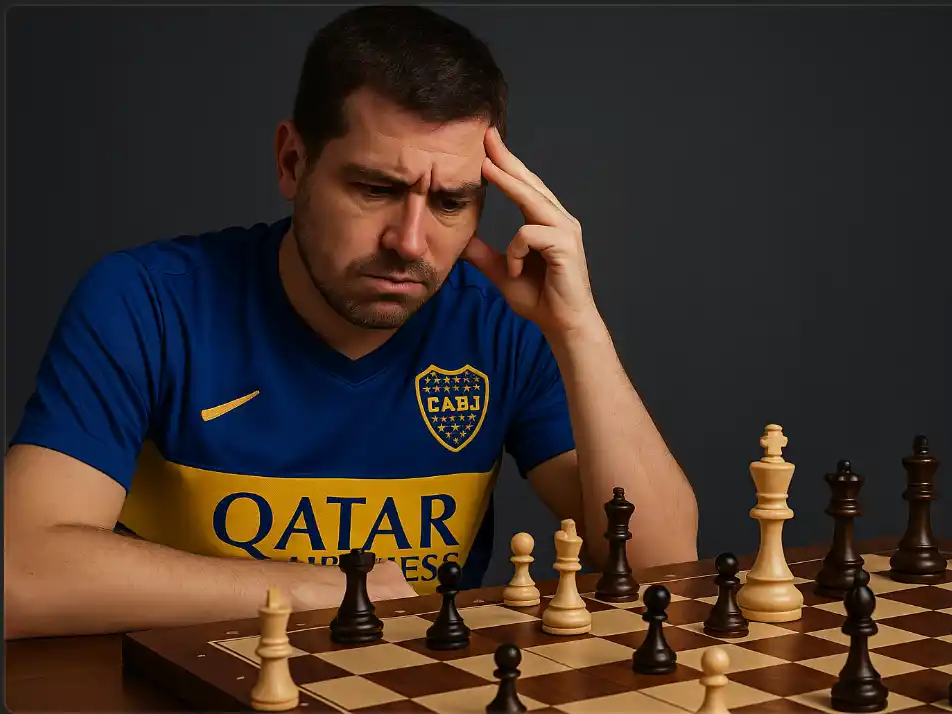 Perdido. Juan Román, de ídolo en la cancha al desastre de la gestión y el equipo.