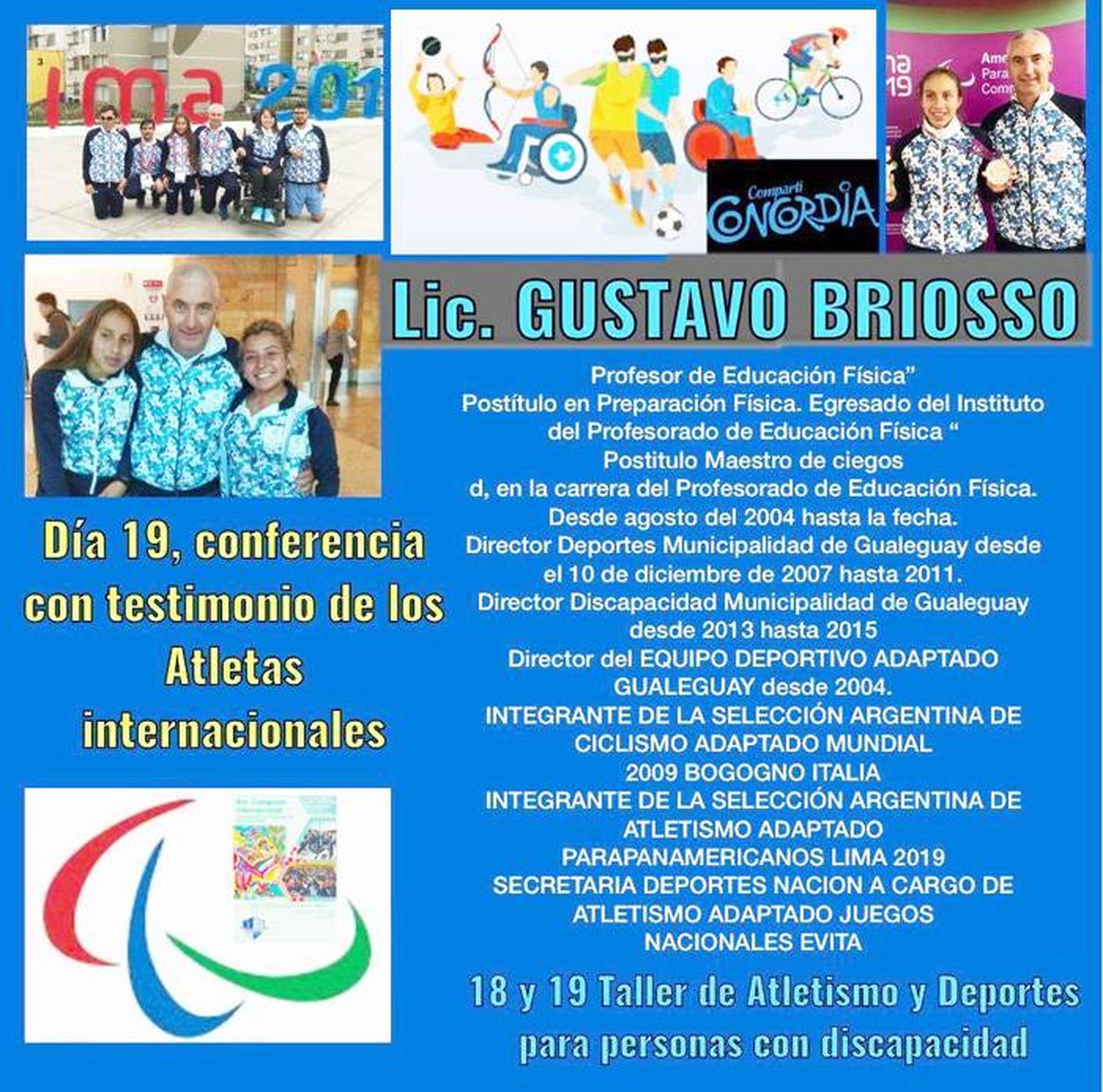 4° Congreso Internacional que  organiza el Instituto de Educación Física