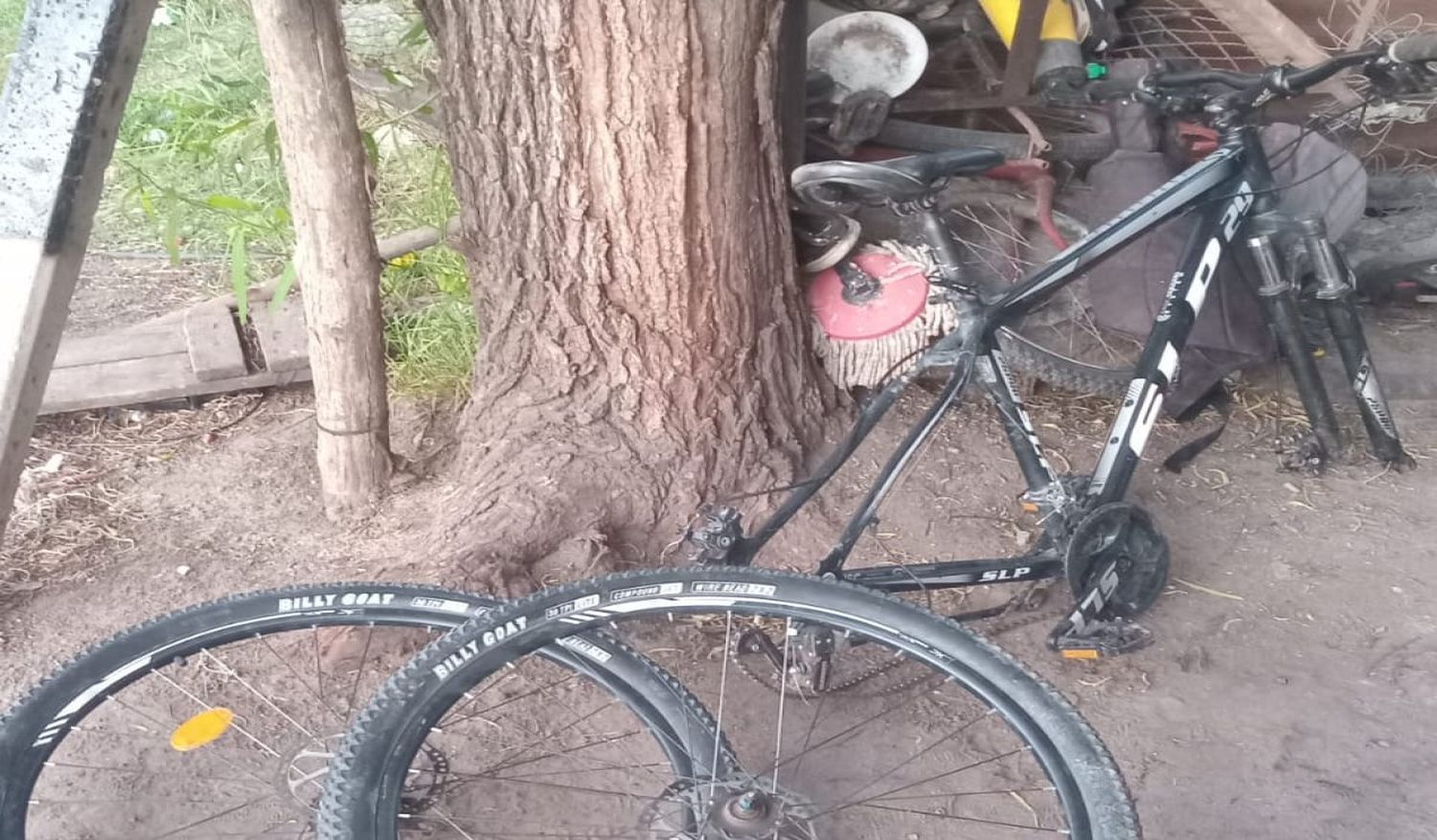 Robaron dos bicicletas, pero por el auto que utilizaron se pudo recuperar otra