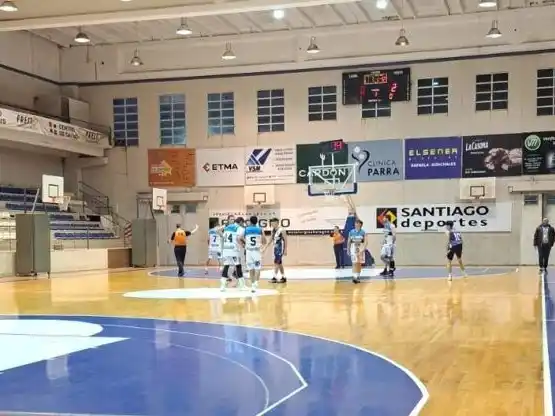 Racing venció como local  a la BH .Foto: Basquet Total.