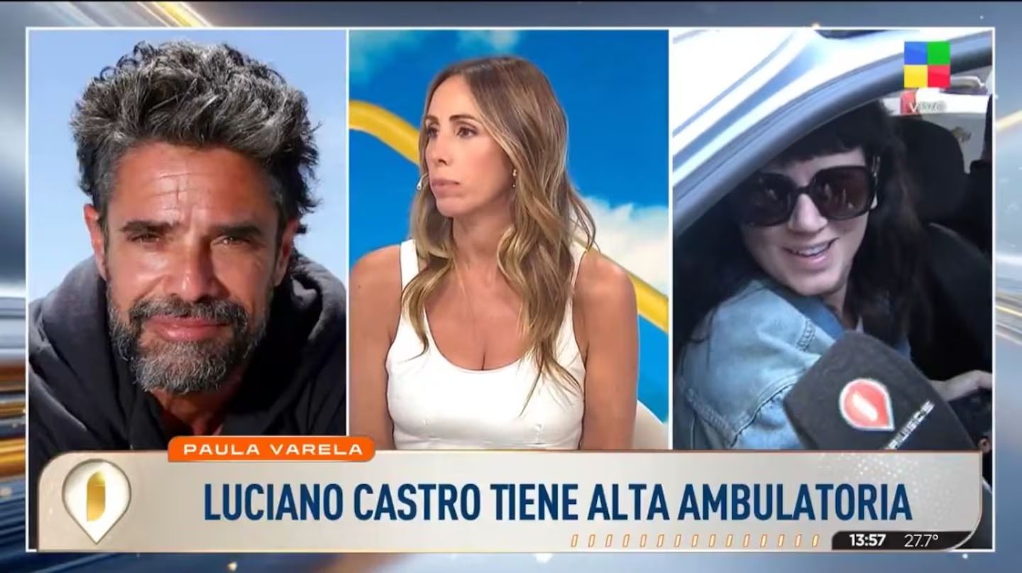 Luciano Castro recibió el alta ambulatoria.