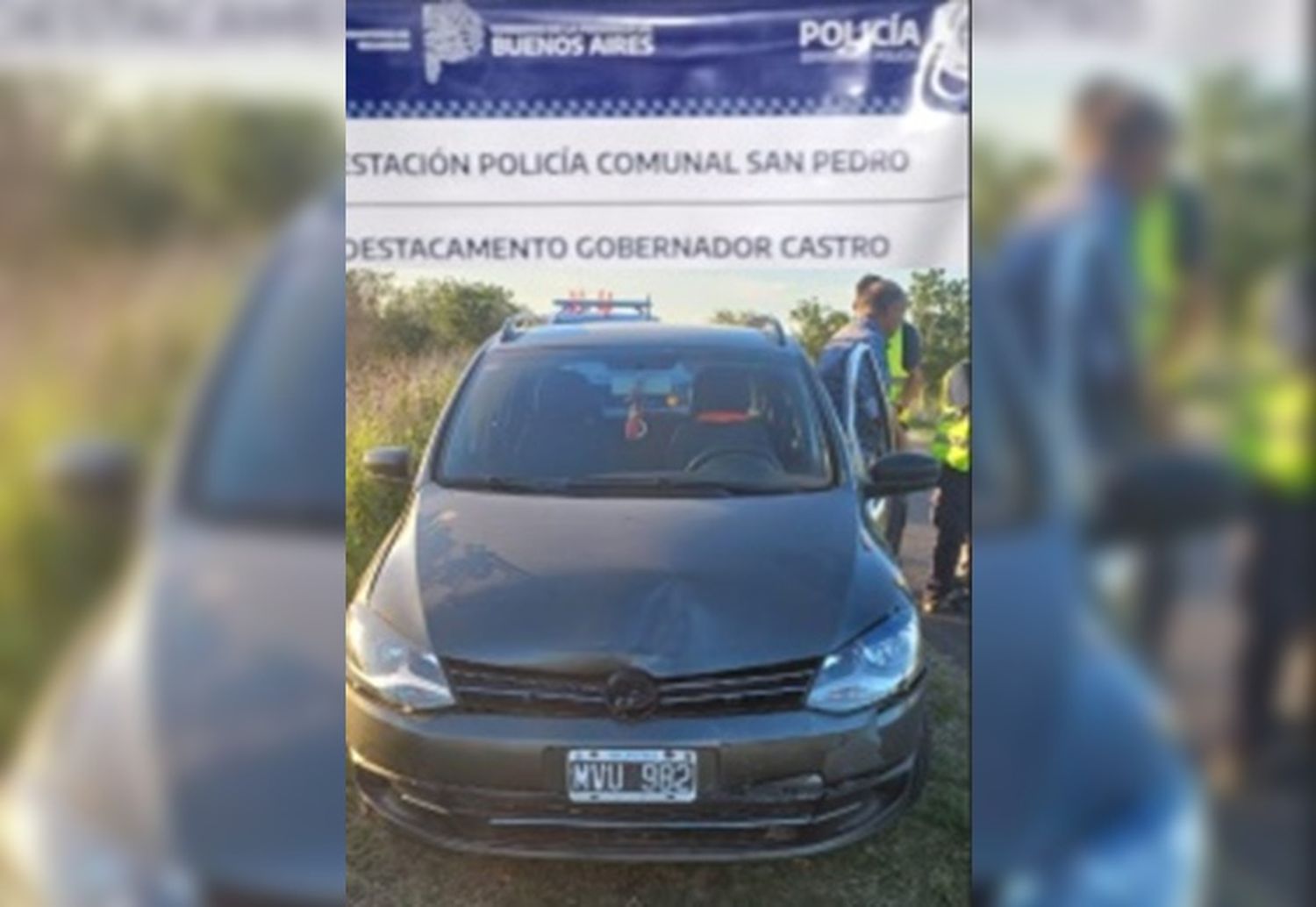 Chocó por detrás a otro auto en el camino a Vuelta de Obligado: estaba alcoholizado