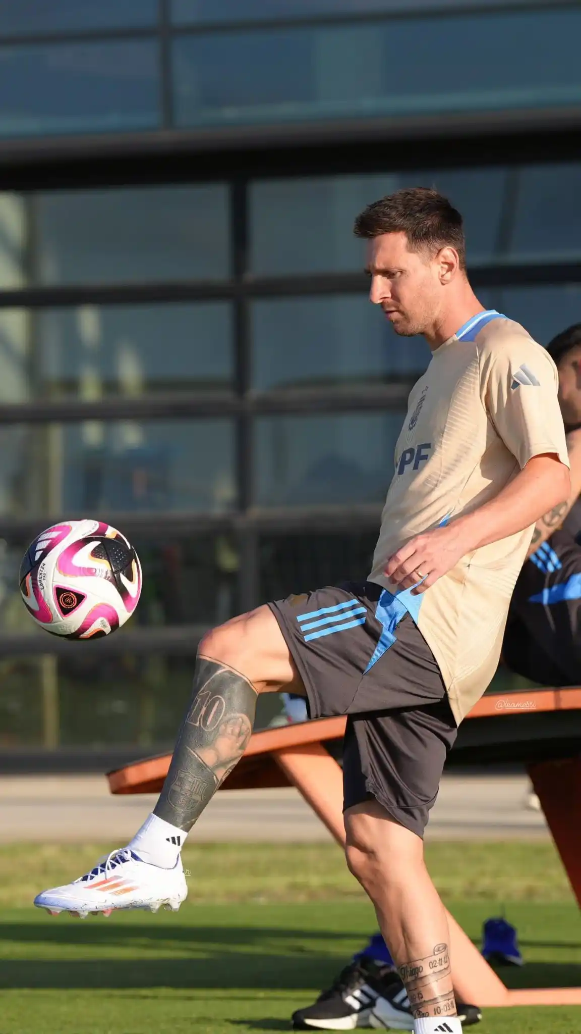 Messi se sumó a la concentración