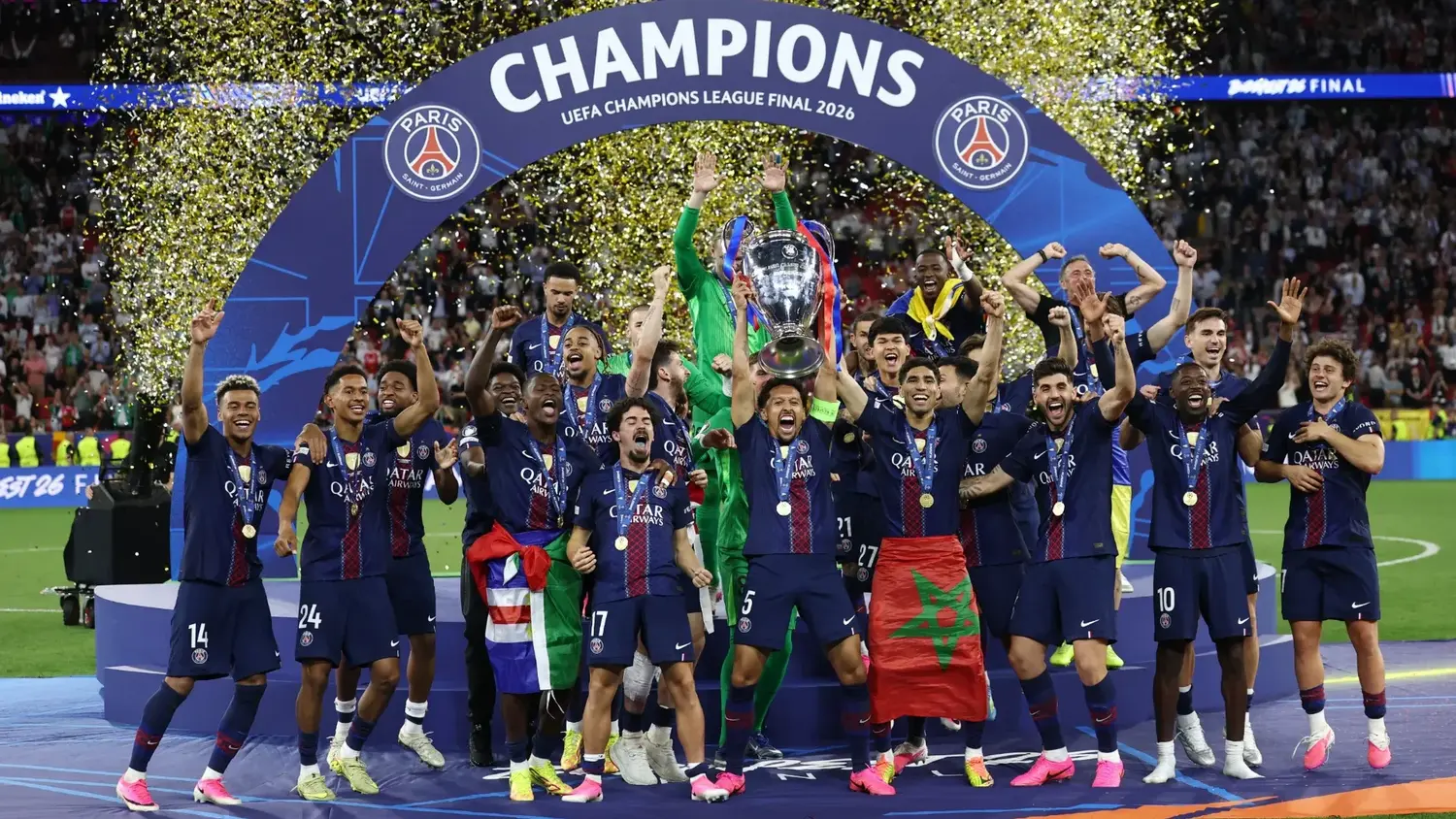 PSG campeón de la UEFA Champions League por segundo año consecutivo
