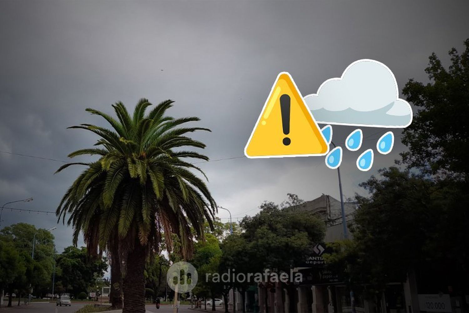 Una tormenta intensa pasó por Rafaela en la madrugada, ¿cuánto llovió?