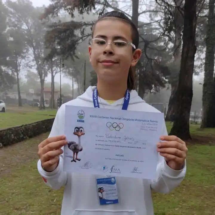 Valentino Gómez participará en el Nacional de “Cuentos con Cuentas”