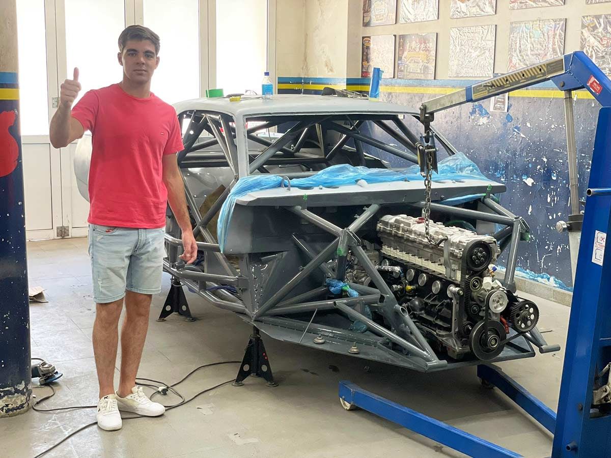 Todino tuvo su primer contacto con el Dodge que prepara el Maquin Parts