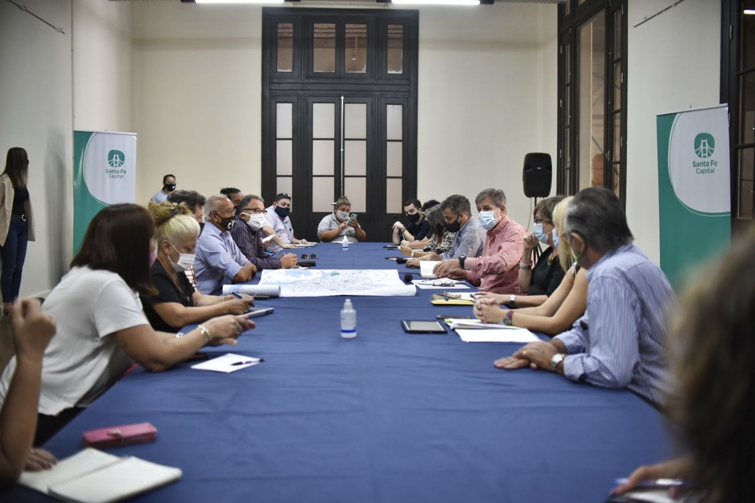 Jatón se reunió con los representantes de las vecinales por la inseguridad