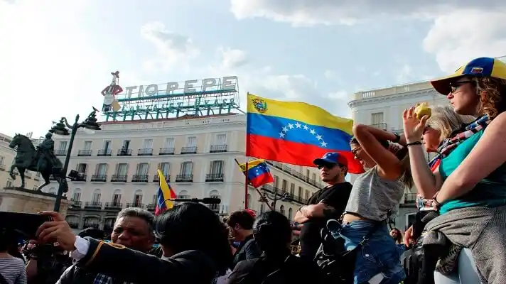 VENEZOLANOS en ESPAÑA piden mayores acciones para la liberación de presos políticos europeos