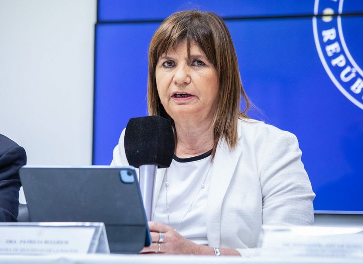 La Ministra de Seguridad de la Nación, Patricia Bullrich