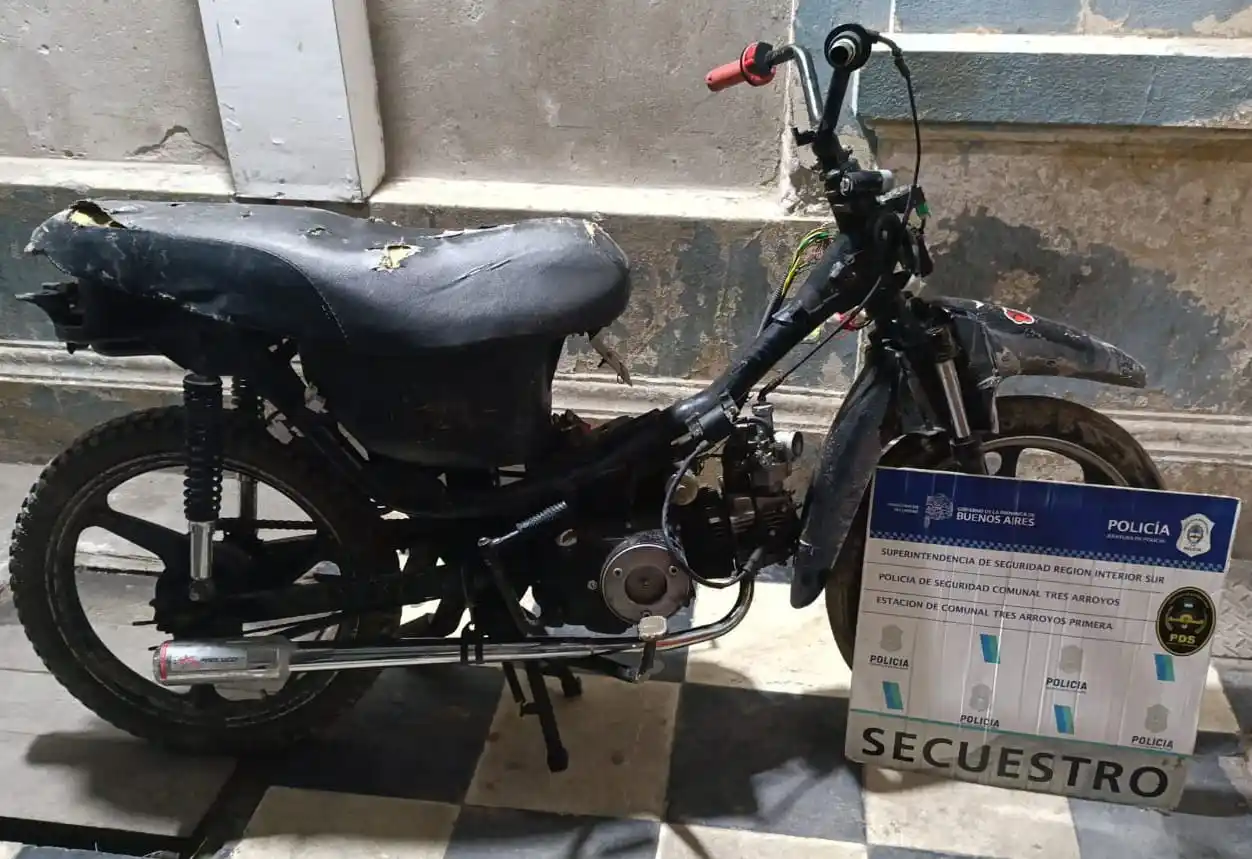 El adolescente conducía una moto marca Gilera Smash de 110 cc sin dominio colocado