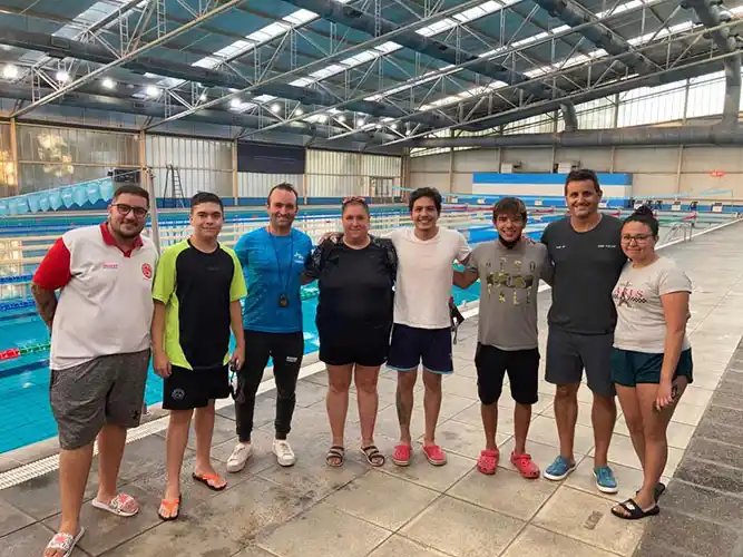 Carrizo junto a la selección