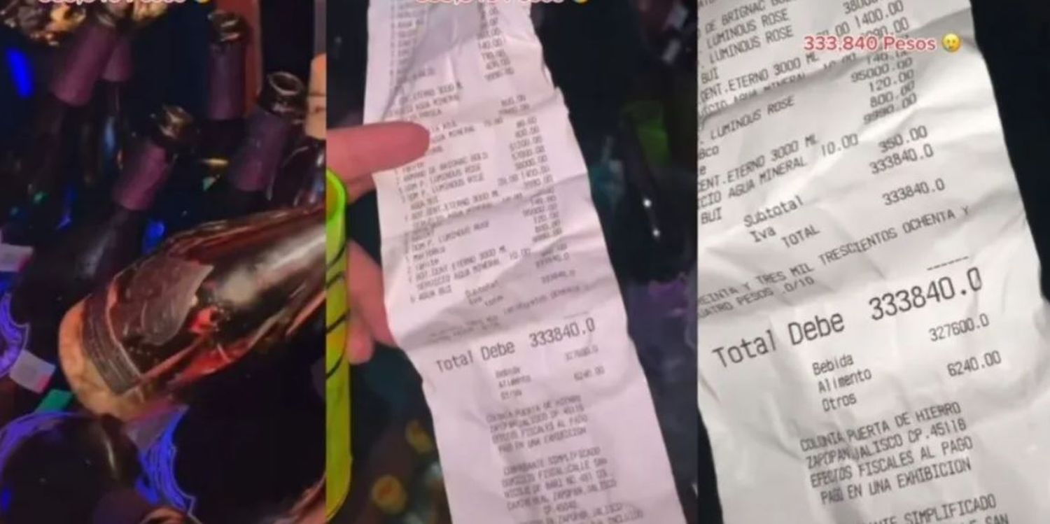 Compraron muchas bebidas y al ver el ticket terminaron discutiendo por lo que gastaron