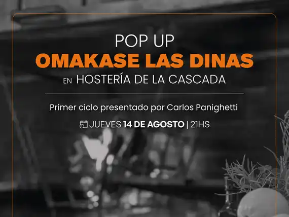 Omakase Las Dinas llega a Hostería de la Cascada con una propuesta de cocina en vivo