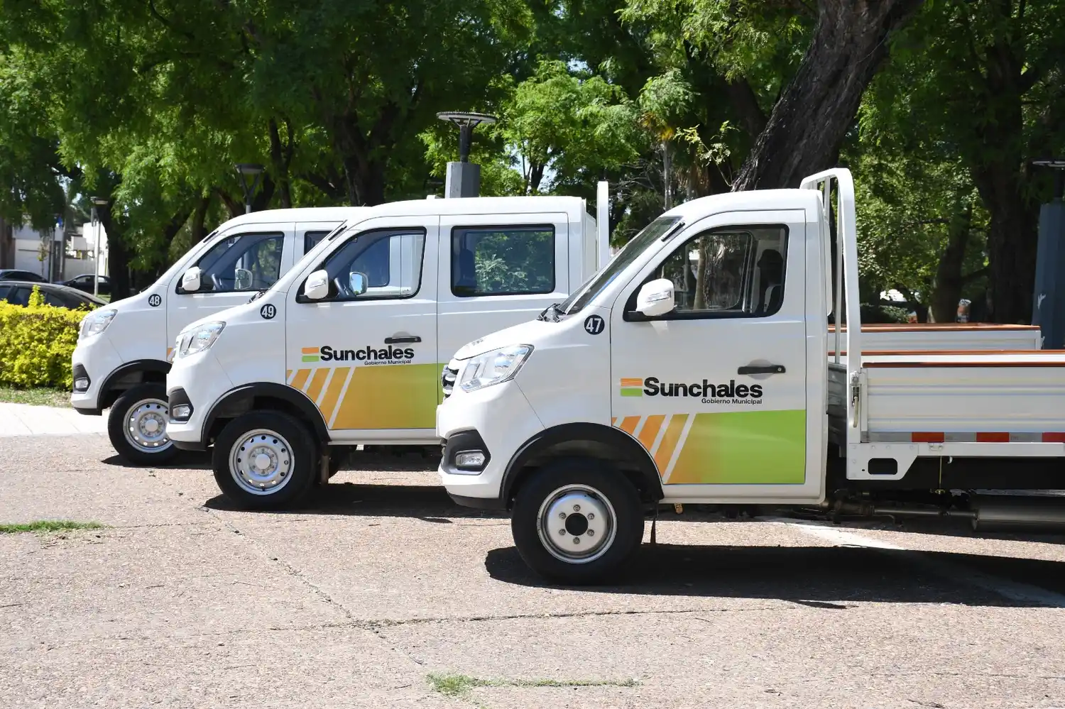 La gestión de Pablo Pinotti refuerza el Corralón Municipal con nueva maquinaria y vehículos en Sunchales